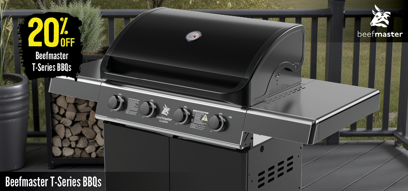 20% Off Beefmaster T-series BBQs | Shop Now